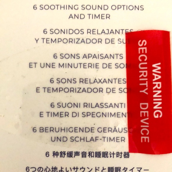 Sleep multi sound machine 6 soothing sounds options and timer - Picture 4 of 4